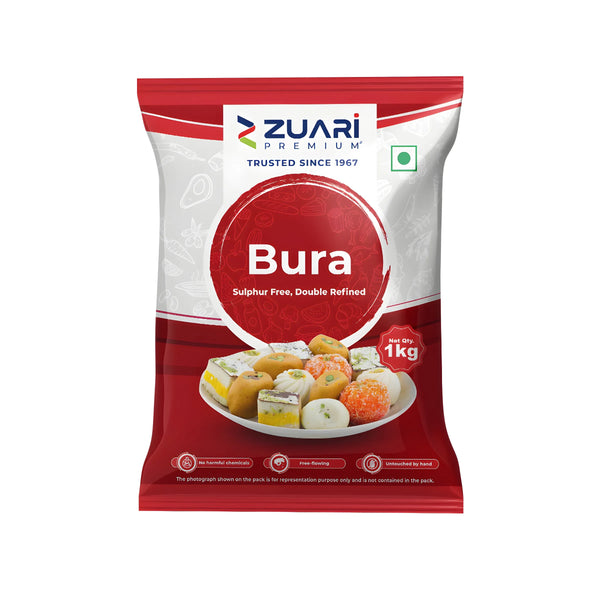 Zuari Foods Bura 1Kg | Sulphurfree Process | Free Flow | Untouched by Hand