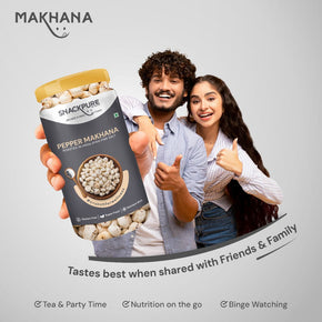 Combo - Pudina Makhana, Peri Peri Makhana, Pepper Makhana (75g each)