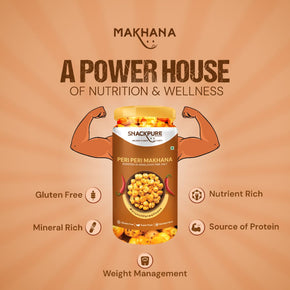 Combo - Pudina Makhana, Peri Peri Makhana, Pepper Makhana (75g each)