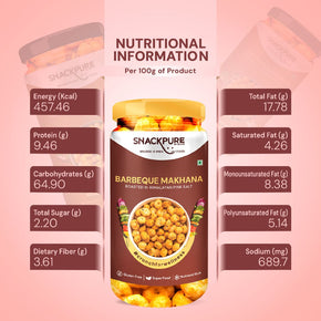 Combo - Peri Peri Makhana, Barbeque Makhana, Tangy Tomato Makhana (75g each)