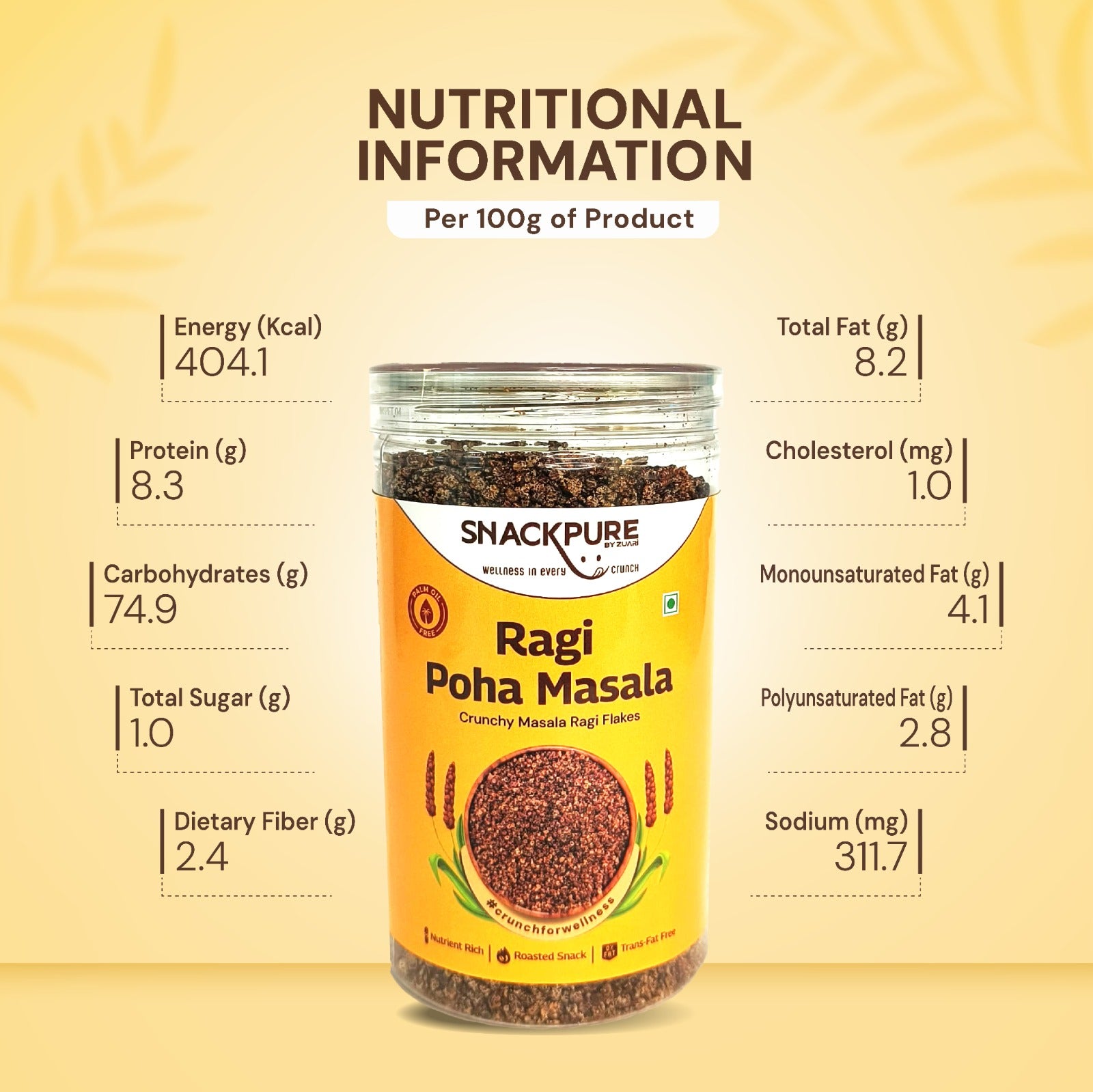 Ragi Poha Masala 200g